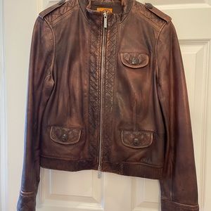 Tory Burch leather jacket - US equivalent size 12